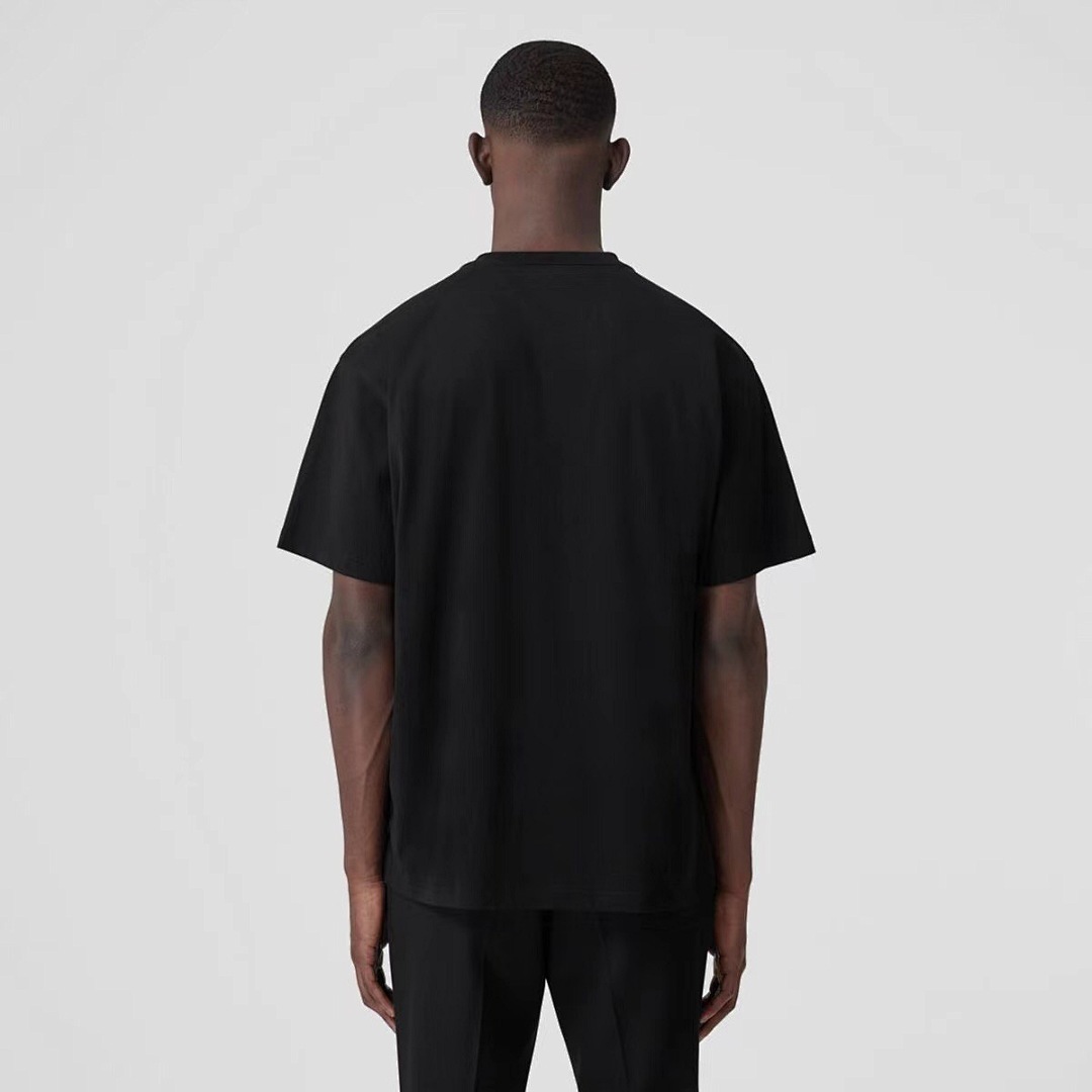 Burberry BR Print Short Sleeve (Black) - Image 12