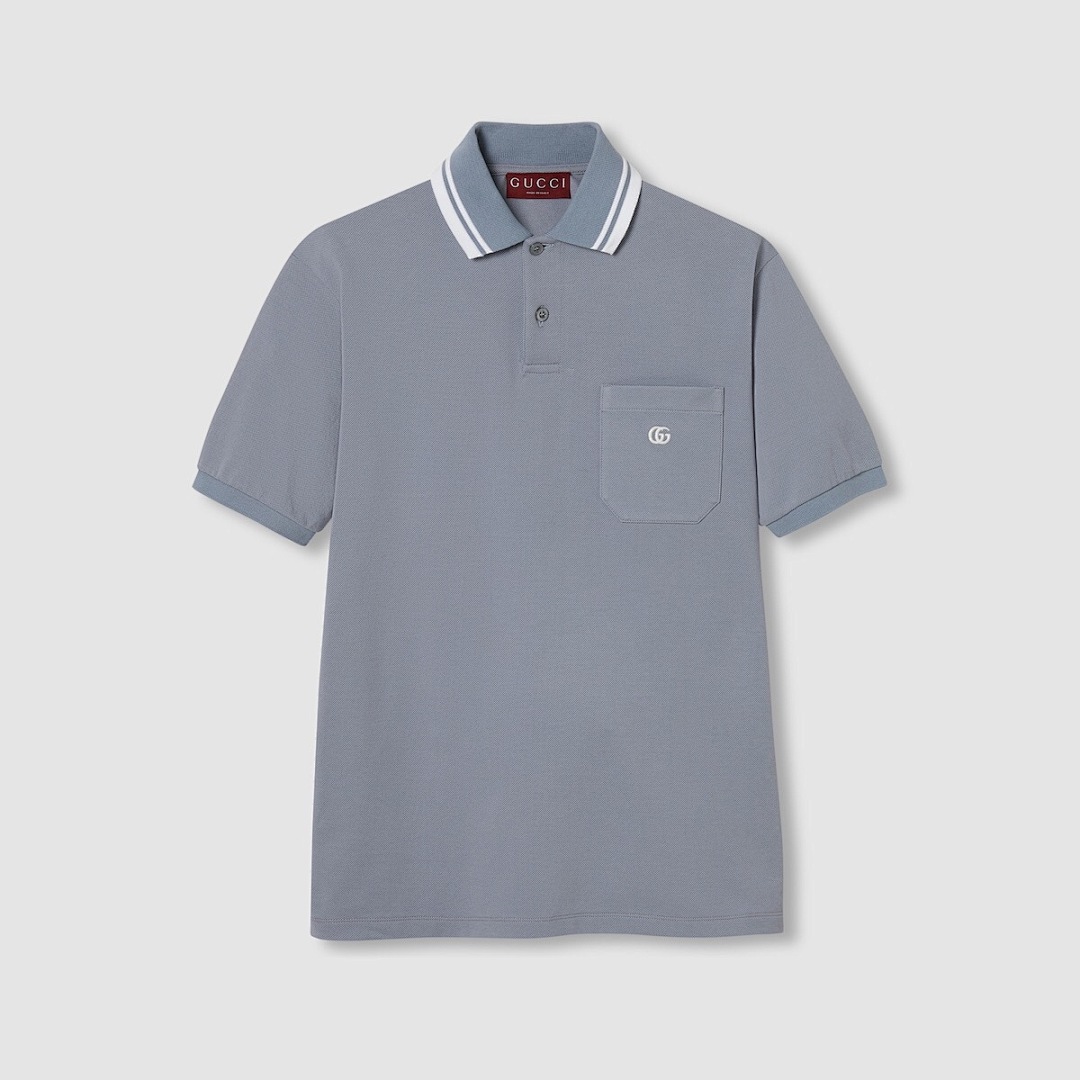 Gucci Double G Embroidered POLO