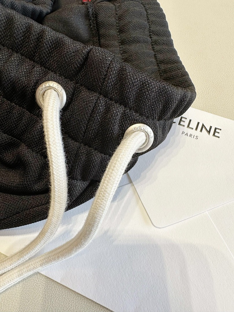 Celine C Red Striped Strap Long - Image 7