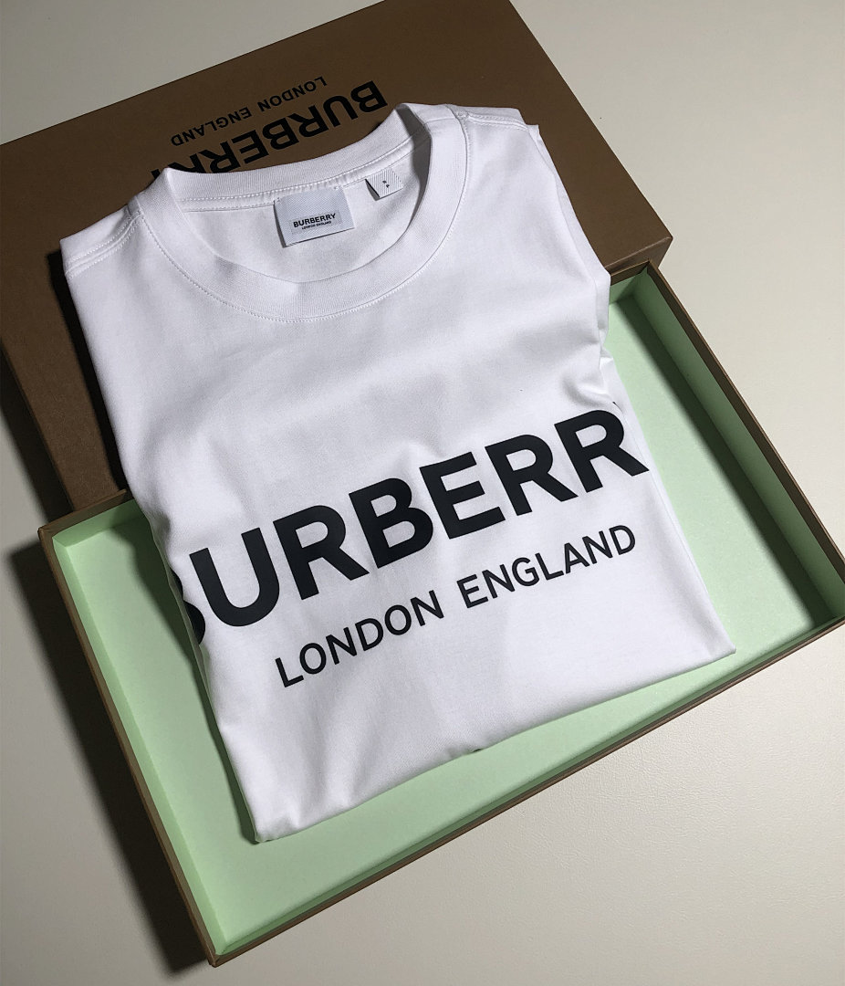 Burberry BR Print Short Sleeve (White) - Image 3