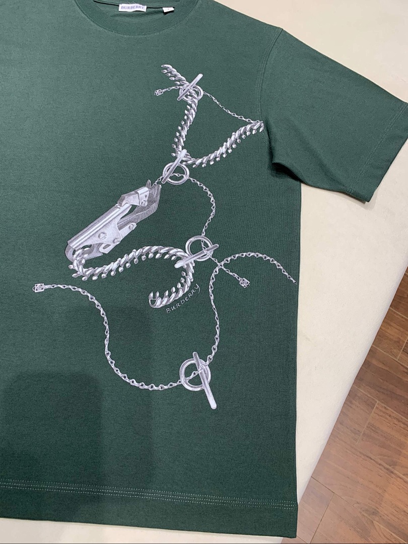 Burberry Print Short Sleeve (Green) - Image 6