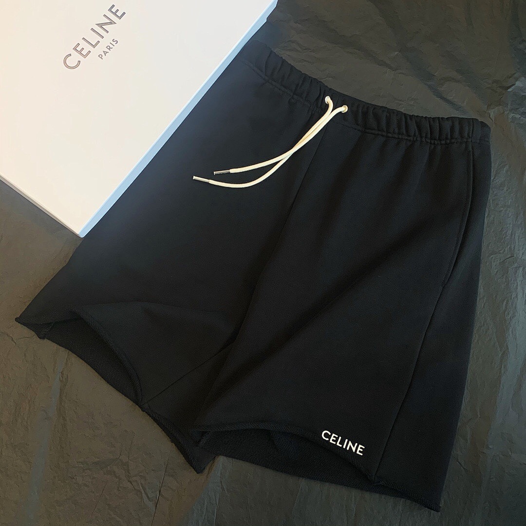 Celine C Embroidered Short (Black) - Image 5