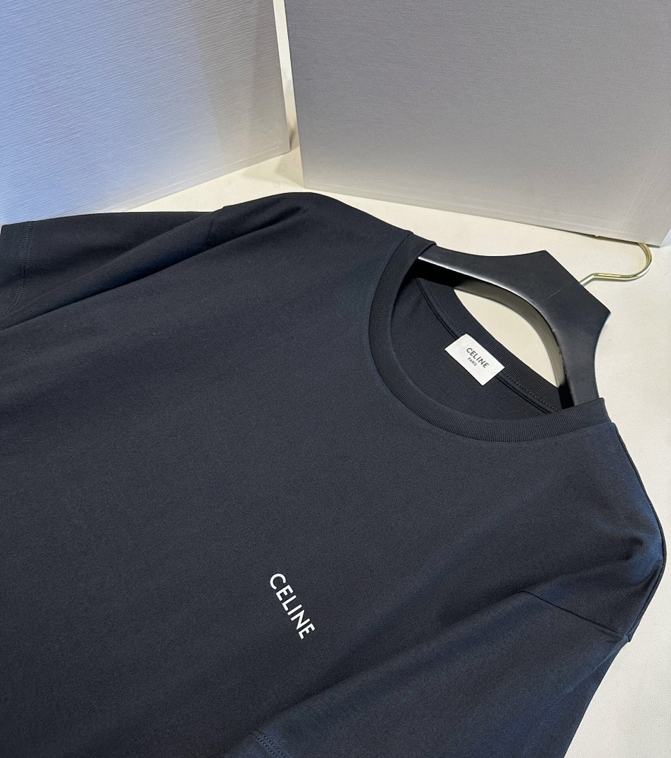 Celine C Small Short Sleeve (Black) - Image 5