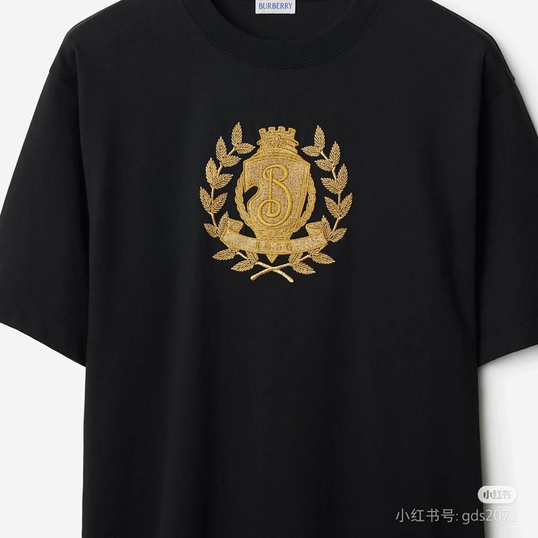 Burberry Embroidered Leaf Tee - Image 2
