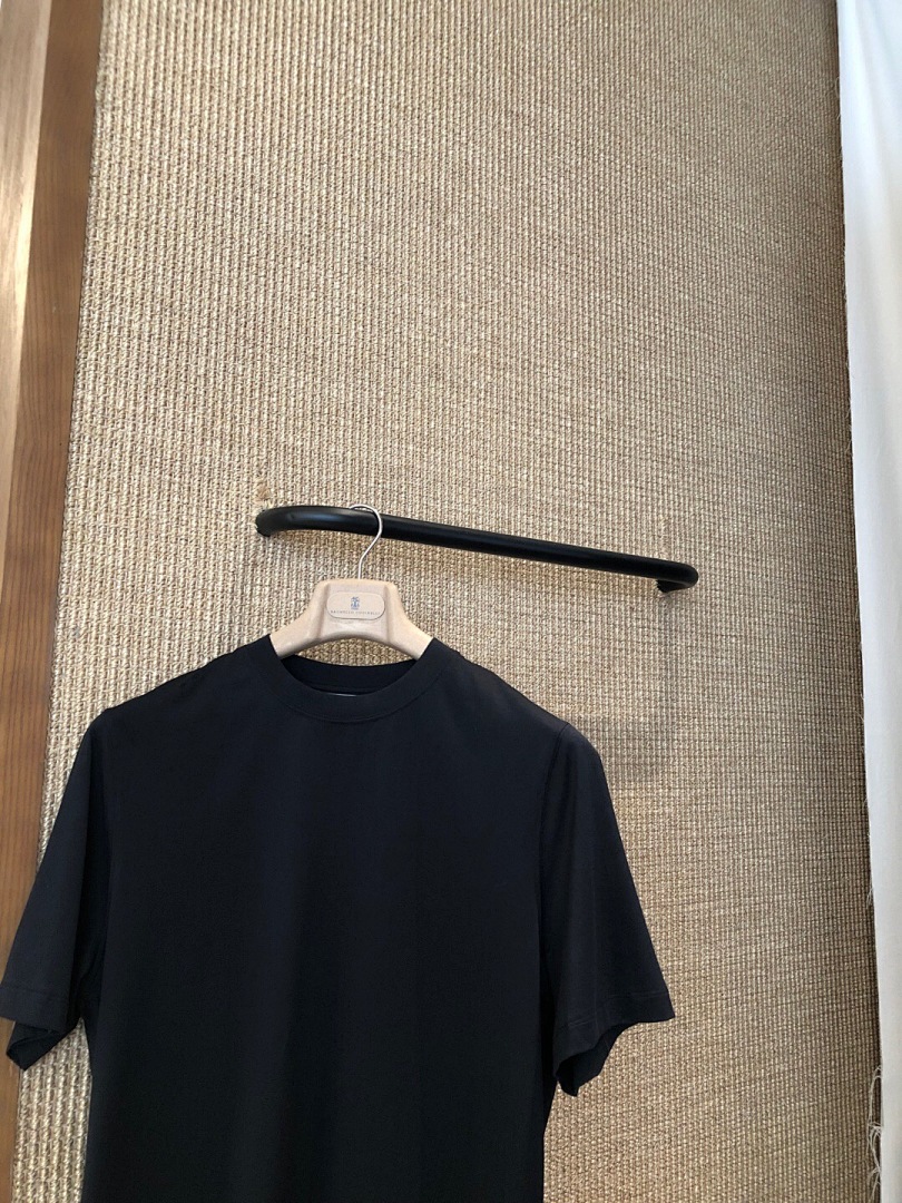 Unbranded Long Velvet Cotton T (Black) - Image 5