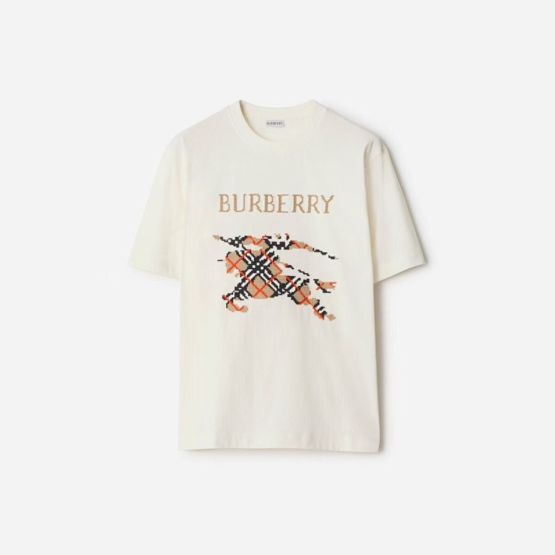 Burberry BR Plaid Short Sleeve (White)