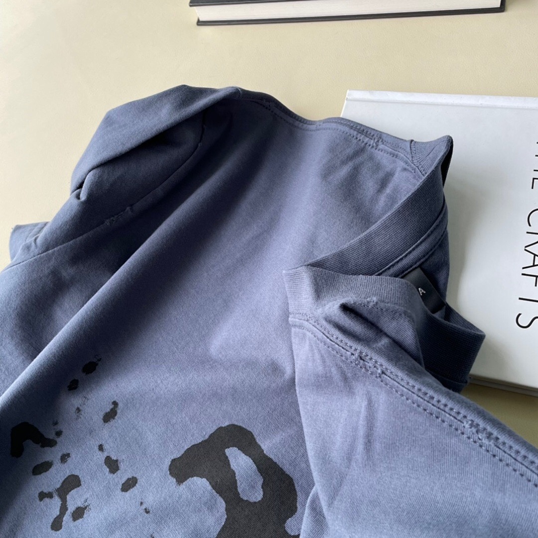 Balenciaga BB Print Short Sleeve (Blue) - Image 8