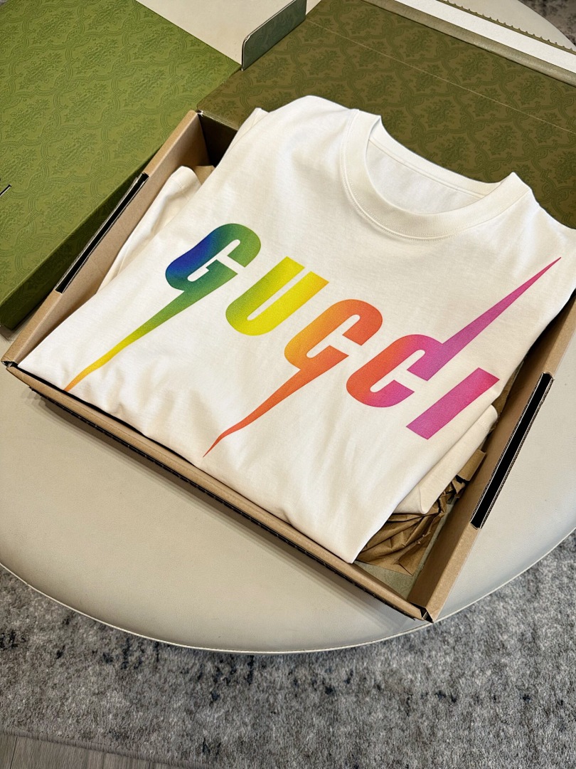 Gucci Color Electric Short Sleeve (White) - Image 5