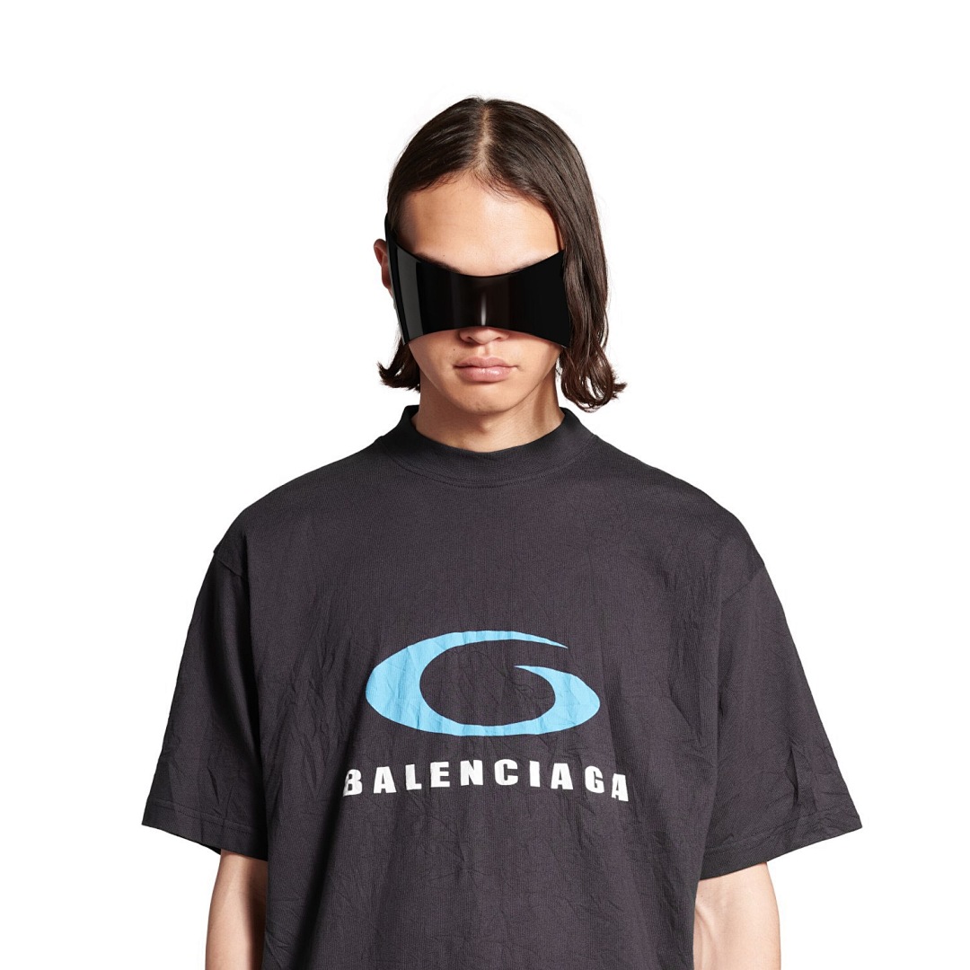 Balenciaga Short Sleeve (Washed Black) - Image 14