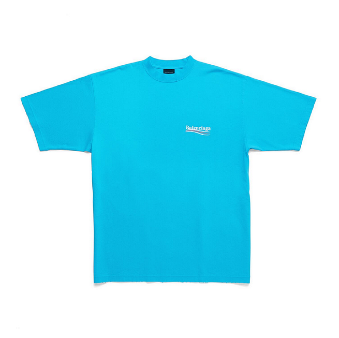 Balenciaga Short Sleeve (Blue) - Image 2