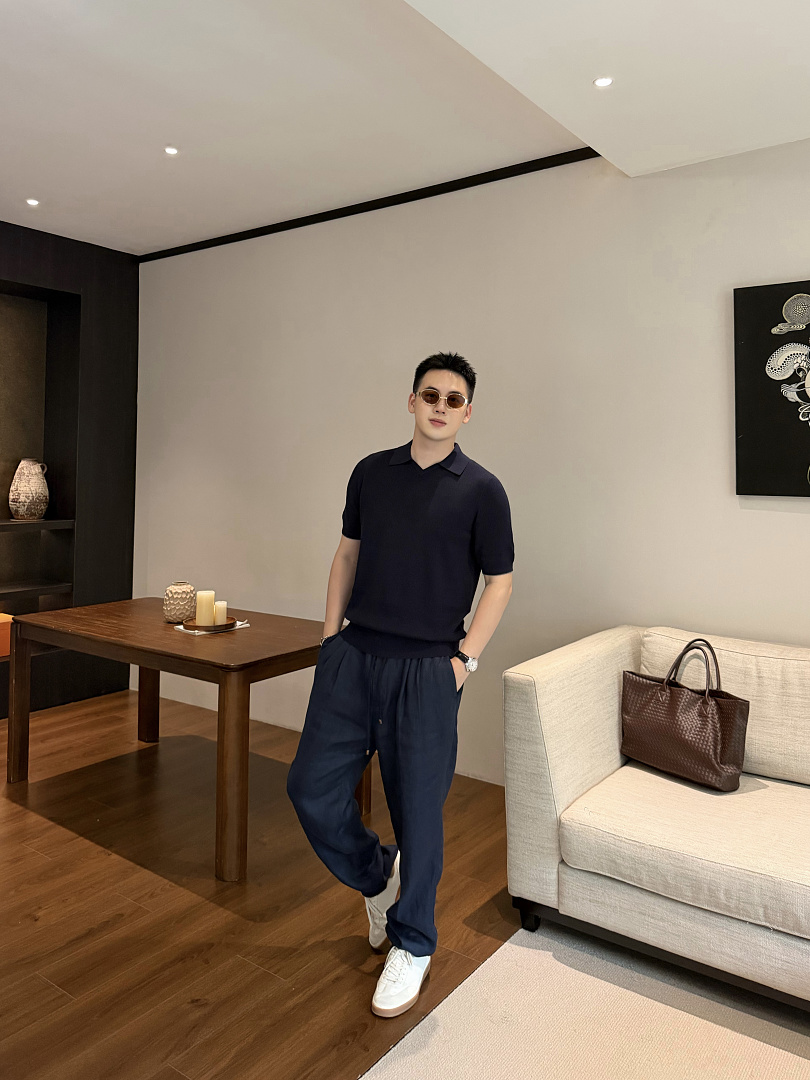 Unbranded Linen Long (Dark Blue) - Image 19