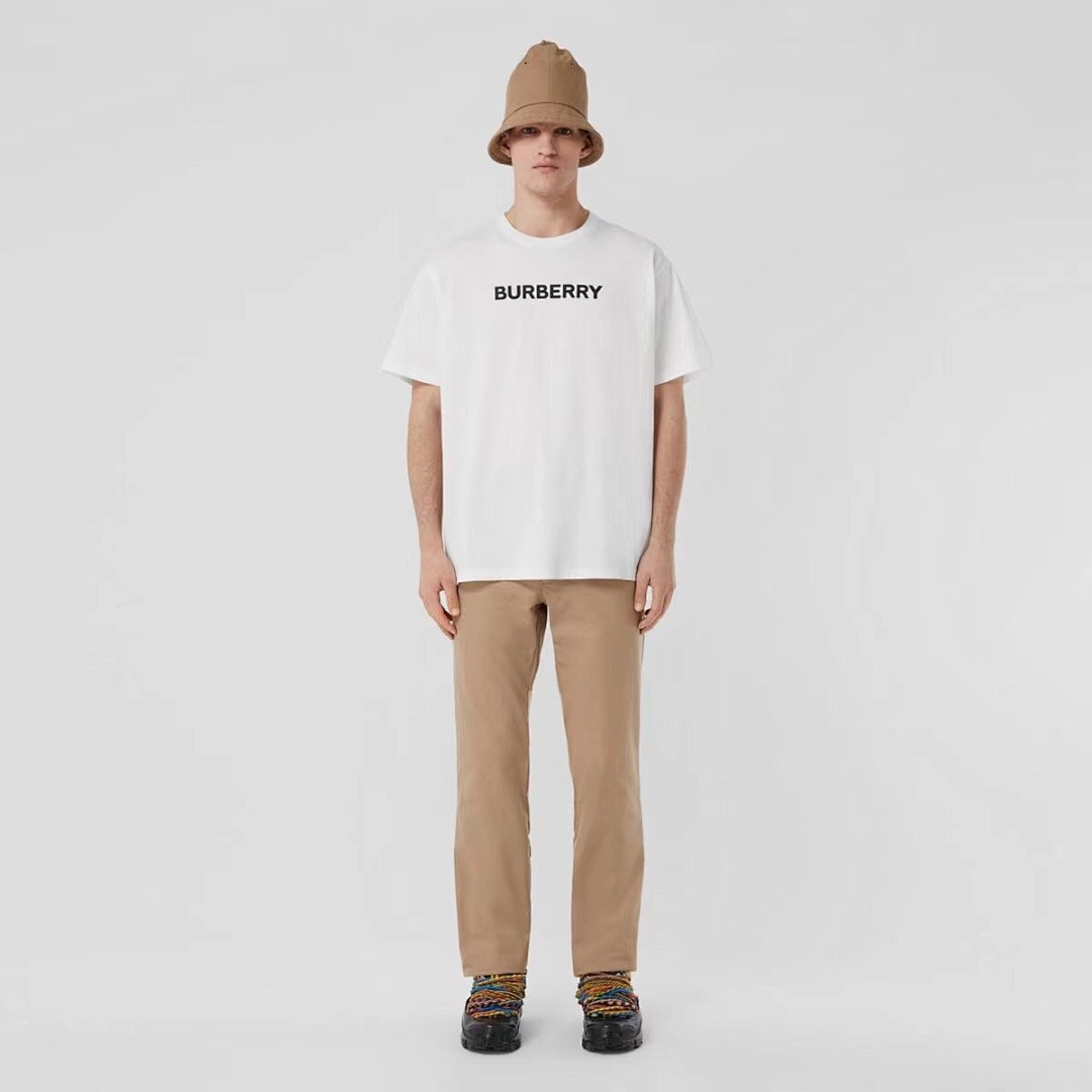 Burberry BR Print Short Sleeve (White) - Image 11
