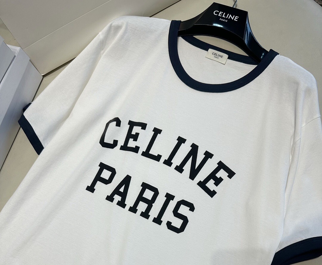 Celine C Velvet T (White) - Image 6