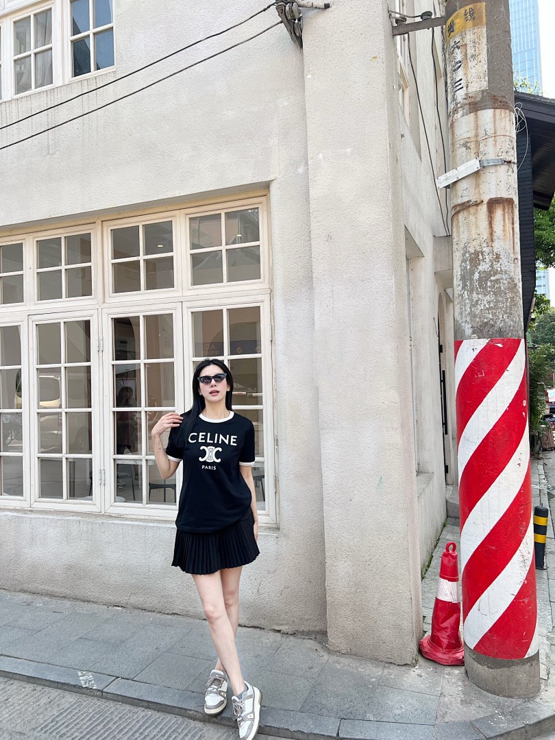 Chanel Double C Short Sleeve Black (Women) - Image 13