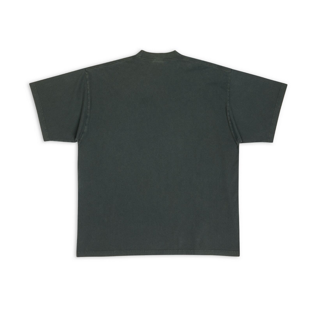 Balenciaga Triple Leaf Grass Collab Short Sleeve Ink (Green) - Image 3
