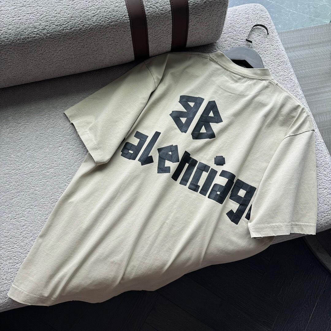 Balenciaga Gum Strap T Apricot - Image 6