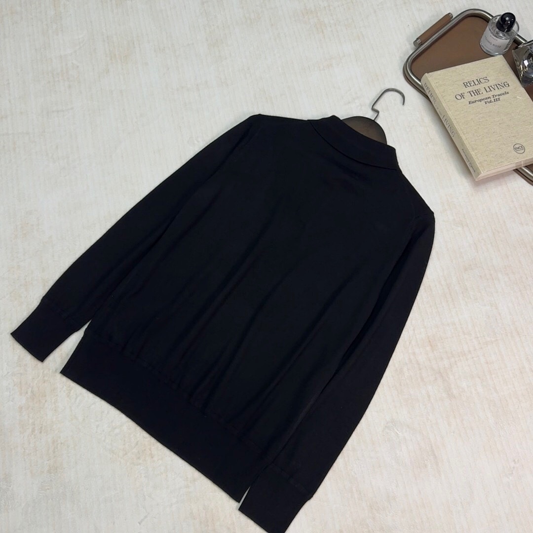 Ralph Lauren CD Embroidered Velvet Long Sleeve Polo - Image 12