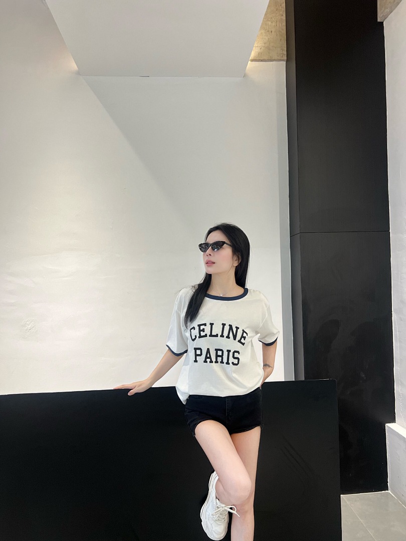 Celine C Velvet T (White) - Image 18