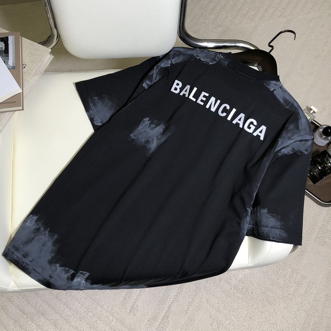 Balenciaga Embroidered Short Sleeve - Image 8