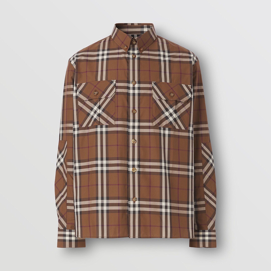 Burberry BR Stitching Plaid