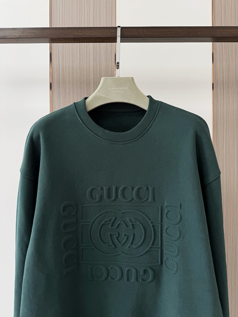 Gucci Green Buckle Floral Collar - Image 5