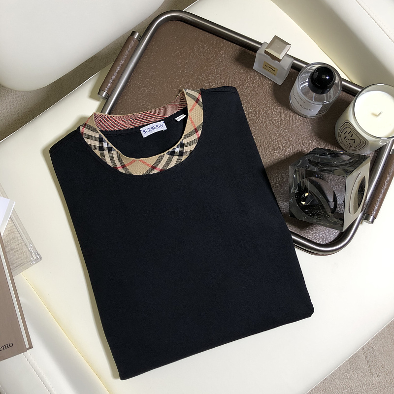 Burberry BR Plaid Collar T (Black)