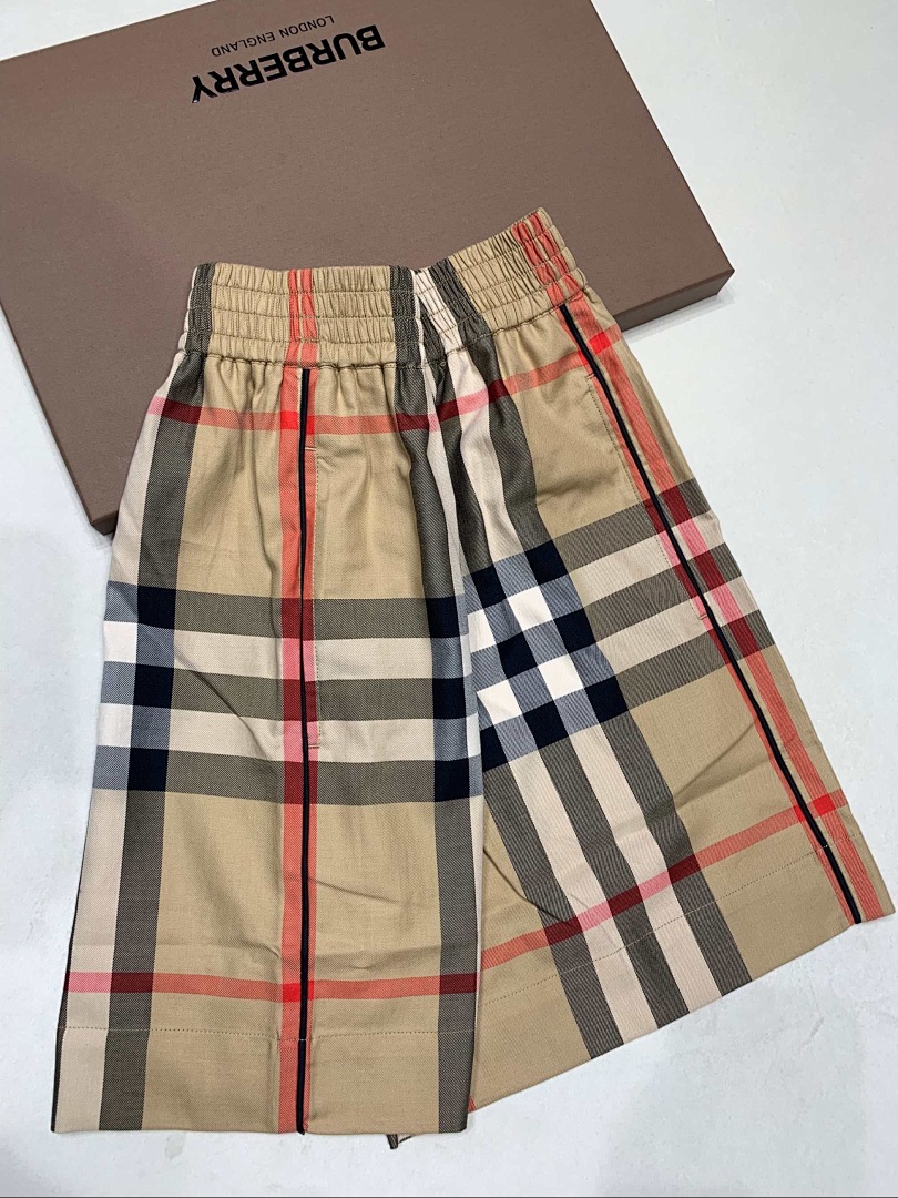 Burberry R Plaid Cotton Short (Women) - Image 6