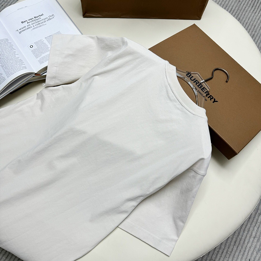 Burberry BBR Velvet Print T Apricot - Image 7