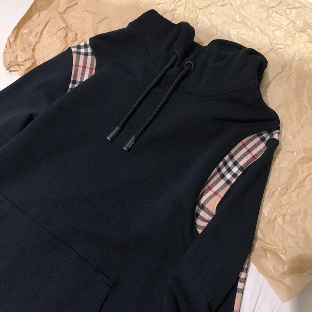 Burberry 349 BR Patchwork Plaid (Black) - Image 4
