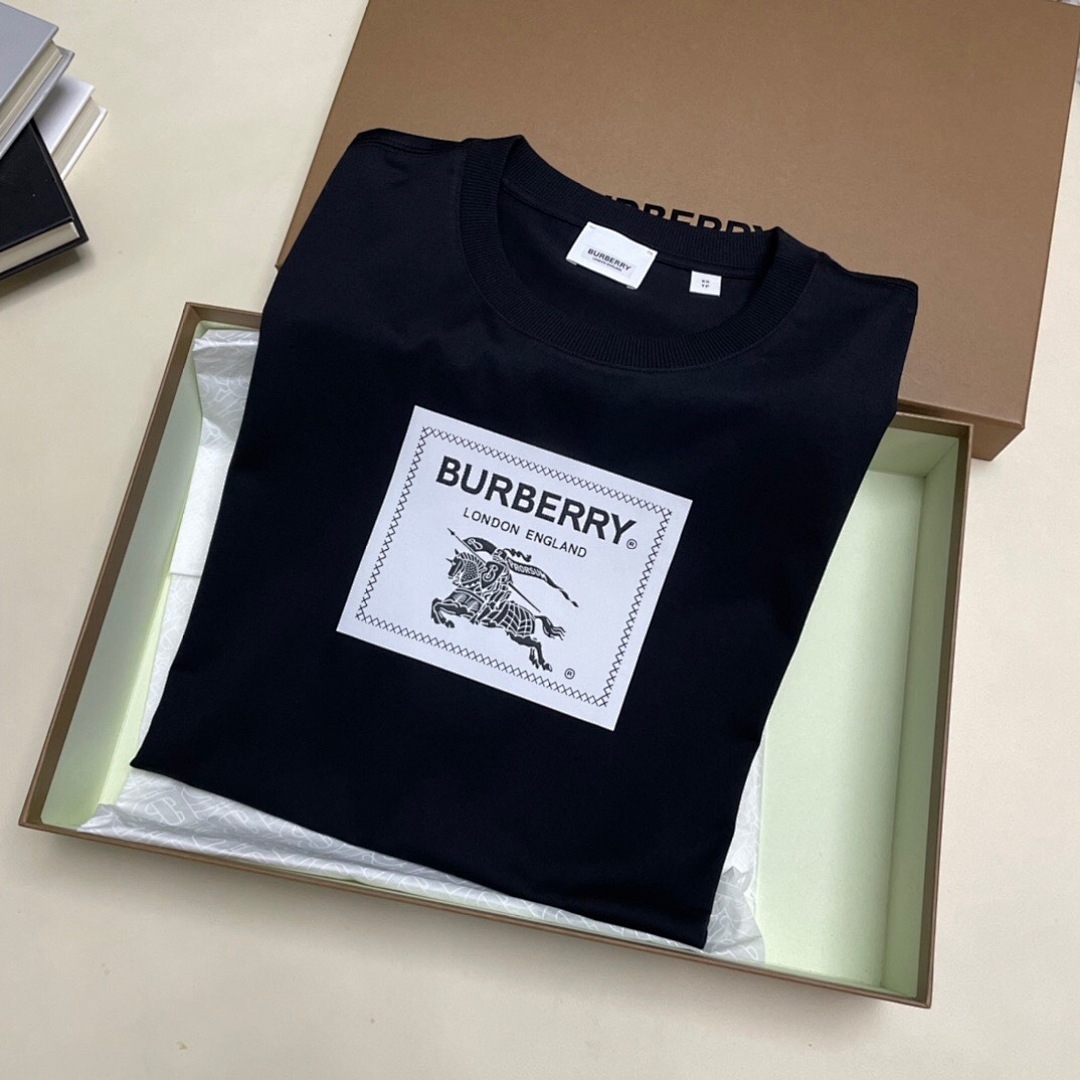 Burberry Short Sleeve (Black) - Image 8