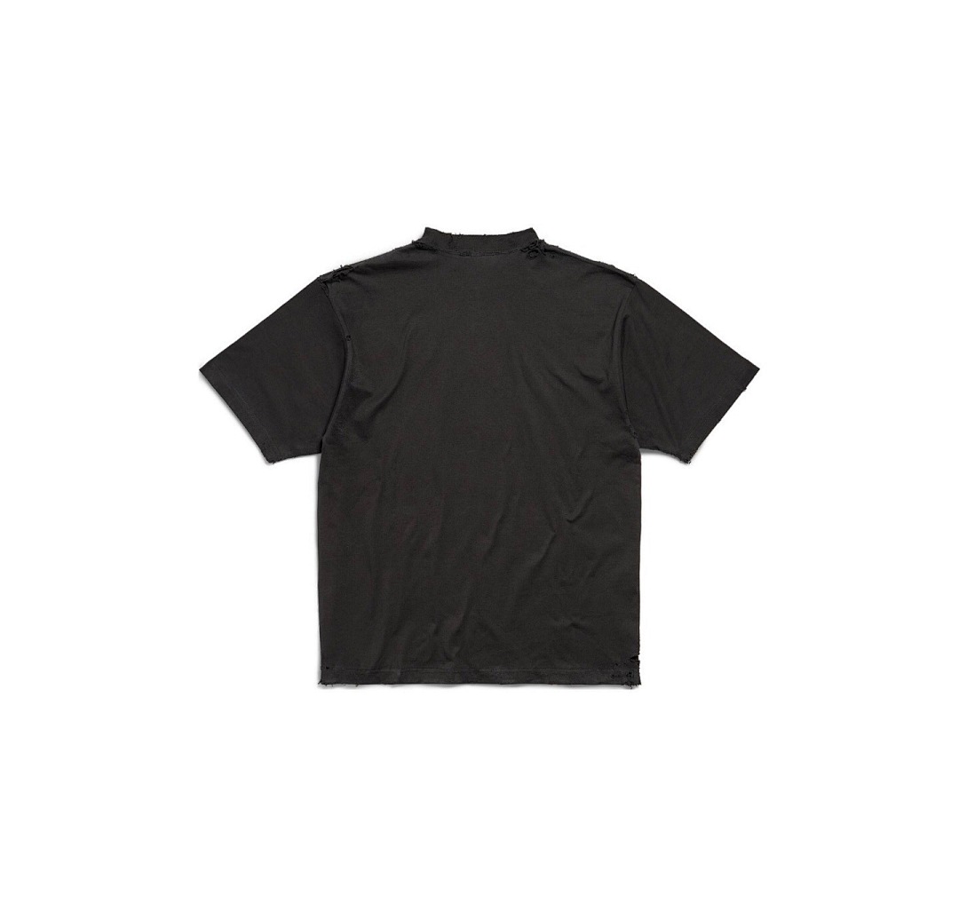 Balenciaga Diamond Short Sleeve (Black) - Image 2