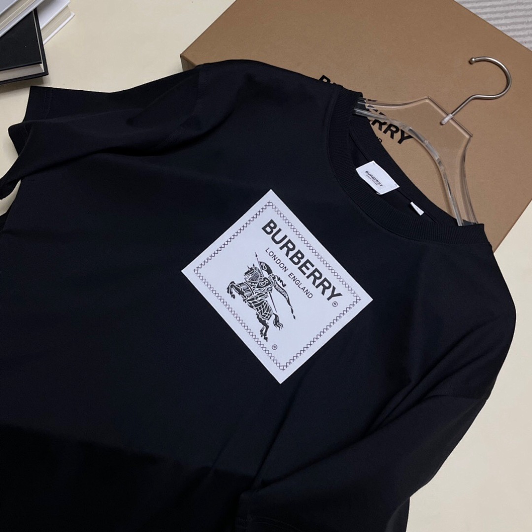 Burberry Short Sleeve (Black) - Image 6