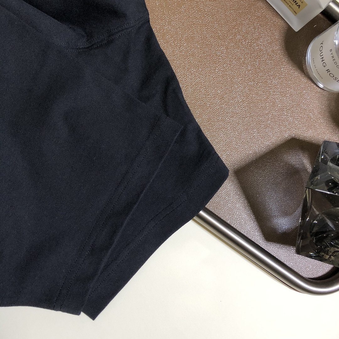 Burberry BR Plaid Collar T (Black) - Image 9