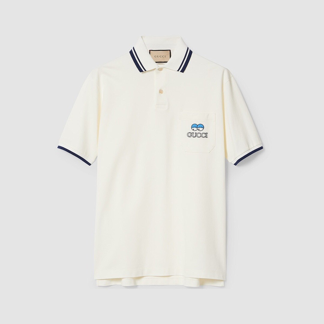 Ralph Lauren Khaki Embroidered POLO (White)