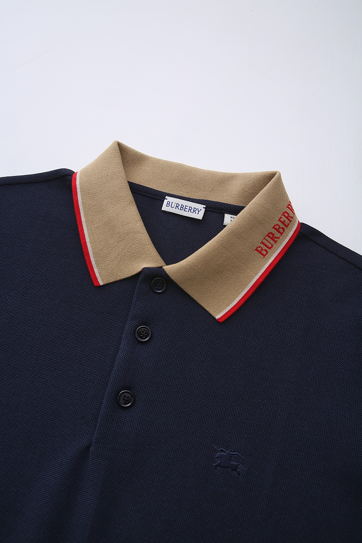 Burberry War Horse Letter Jacquard Collar Polo Shirt - Image 6