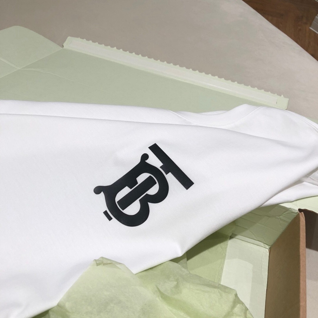 Burberry BT Short Sleeve (White) - Image 5