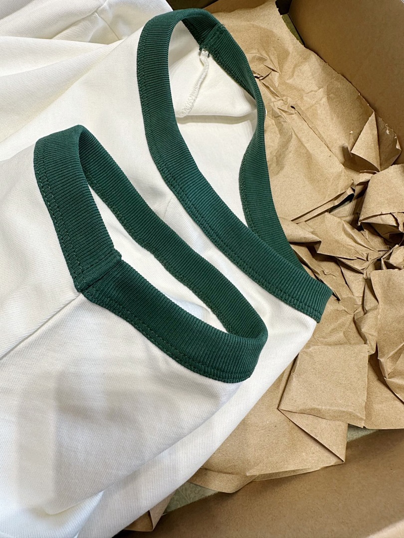 Gucci GG Buckle Embroidered Short Sleeve (White) - Image 7