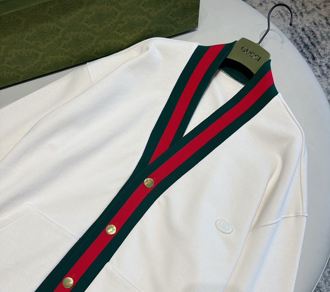 Gucci G Red Green Strap Apricot - Image 4
