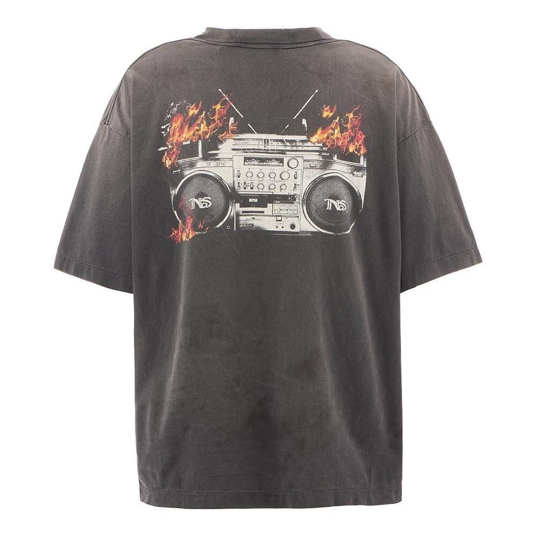 Unbranded Fire Flame Strap Water Short Sleeve