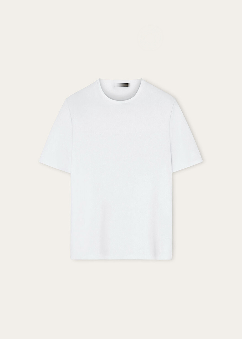 Unbranded Tremezz0 Solid Cotton Short Sleeve (White) - Image 2
