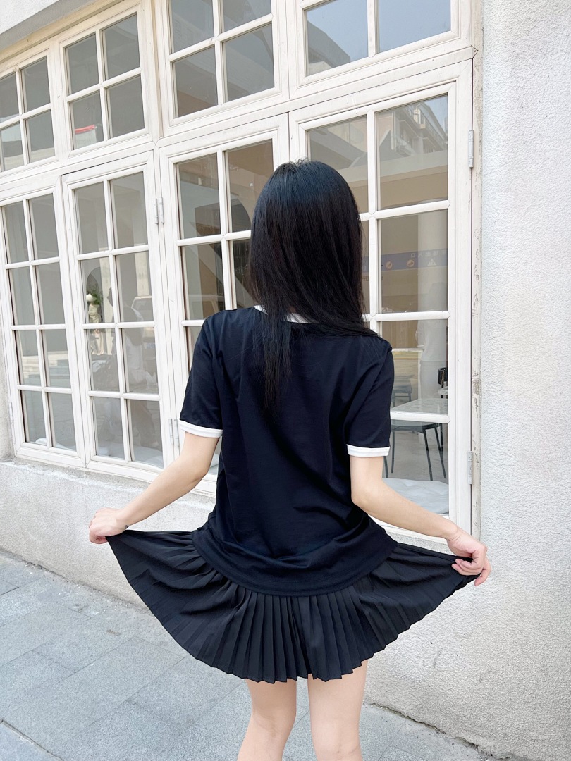 Chanel Double C Short Sleeve Black (Women) - Image 15