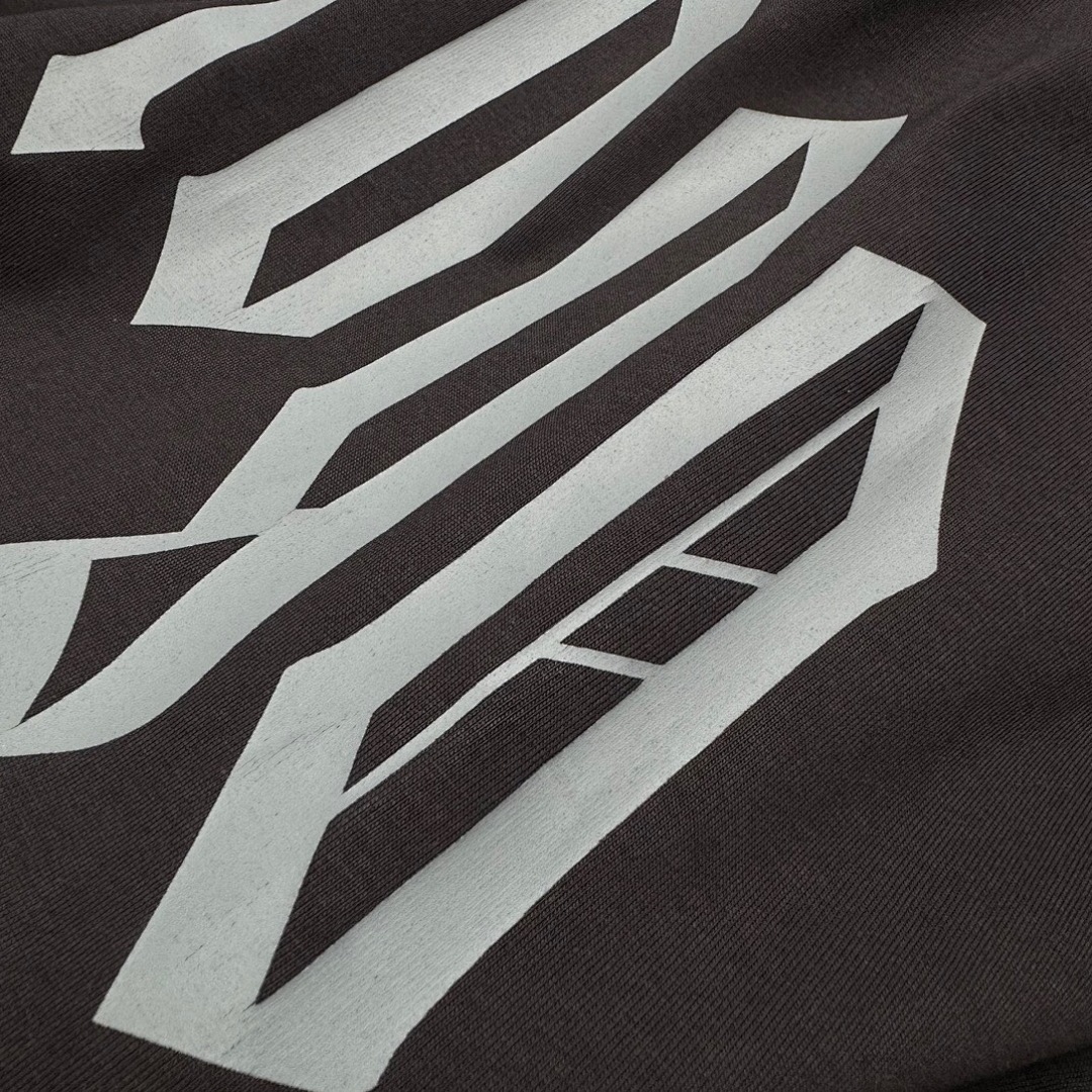 Balenciaga NOLOGO Print Short Sleeve - Image 9