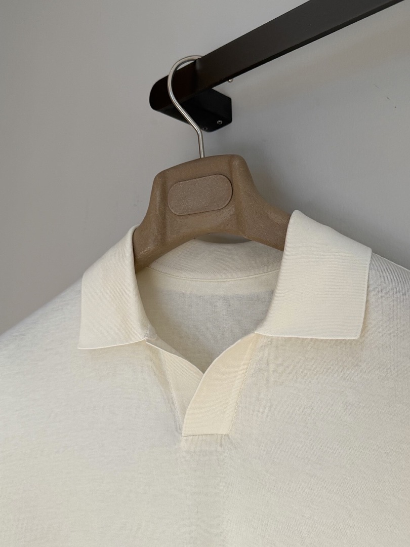 Ralph Lauren Silk Cotton POLO Apricot (Cream) - Image 7