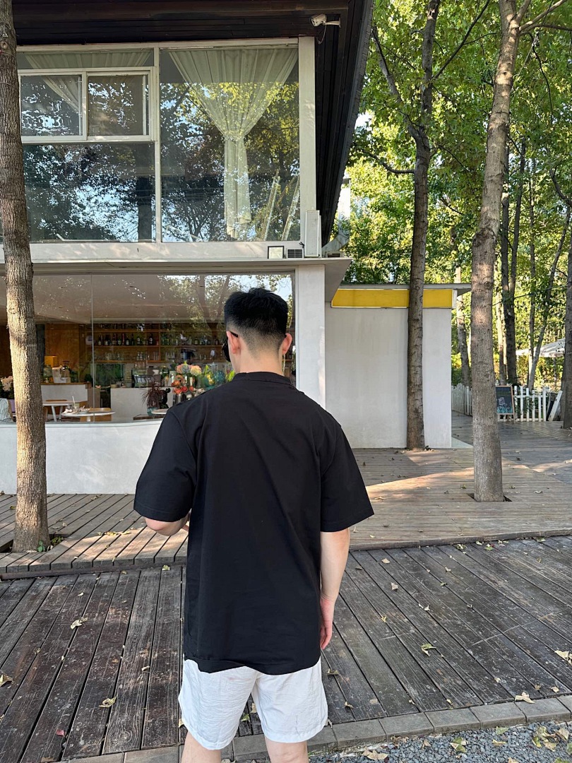 Balenciaga Diamond Short Sleeve (Black) - Image 15