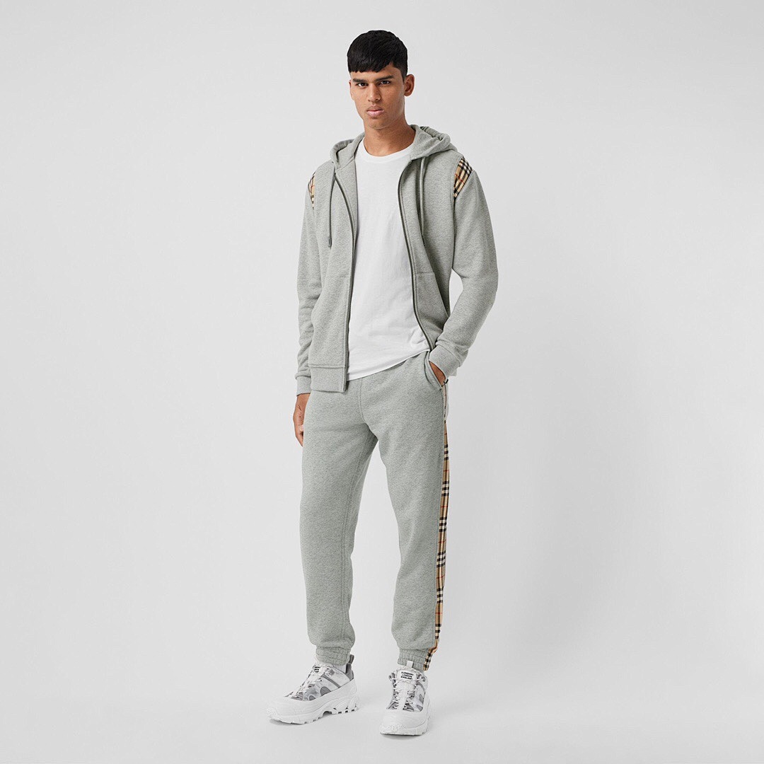Burberry Br Plaid Long (Grey) - Image 11