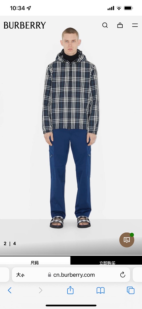 Burberry BR Plaid (Blue) - Image 17