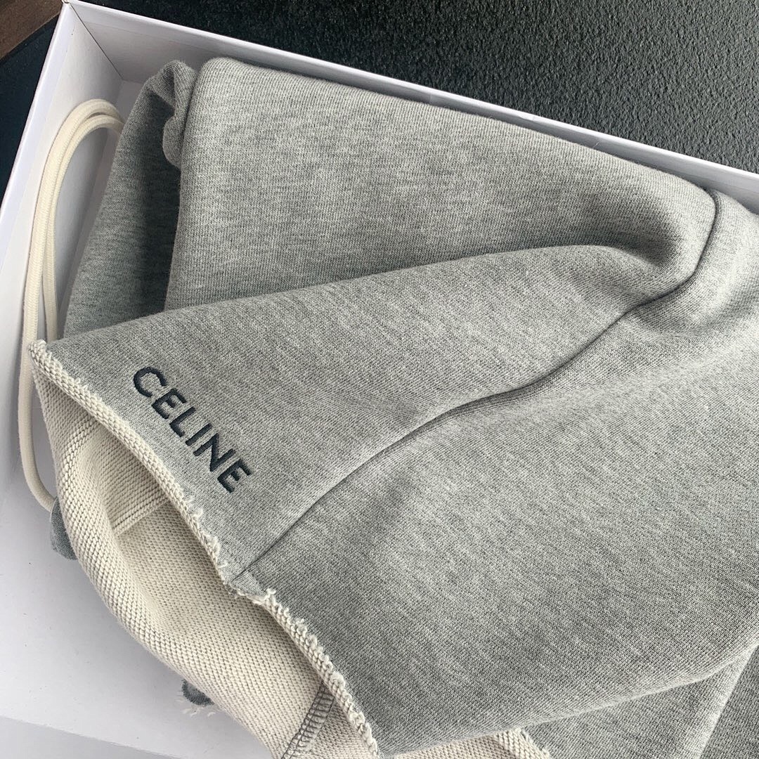 Celine C Embroidered Short (Grey) - Image 7