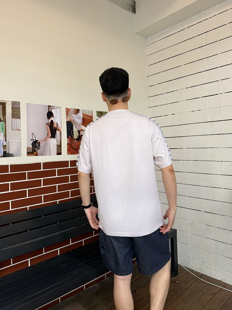 Balenciaga Strap T (Grey White) - Image 25