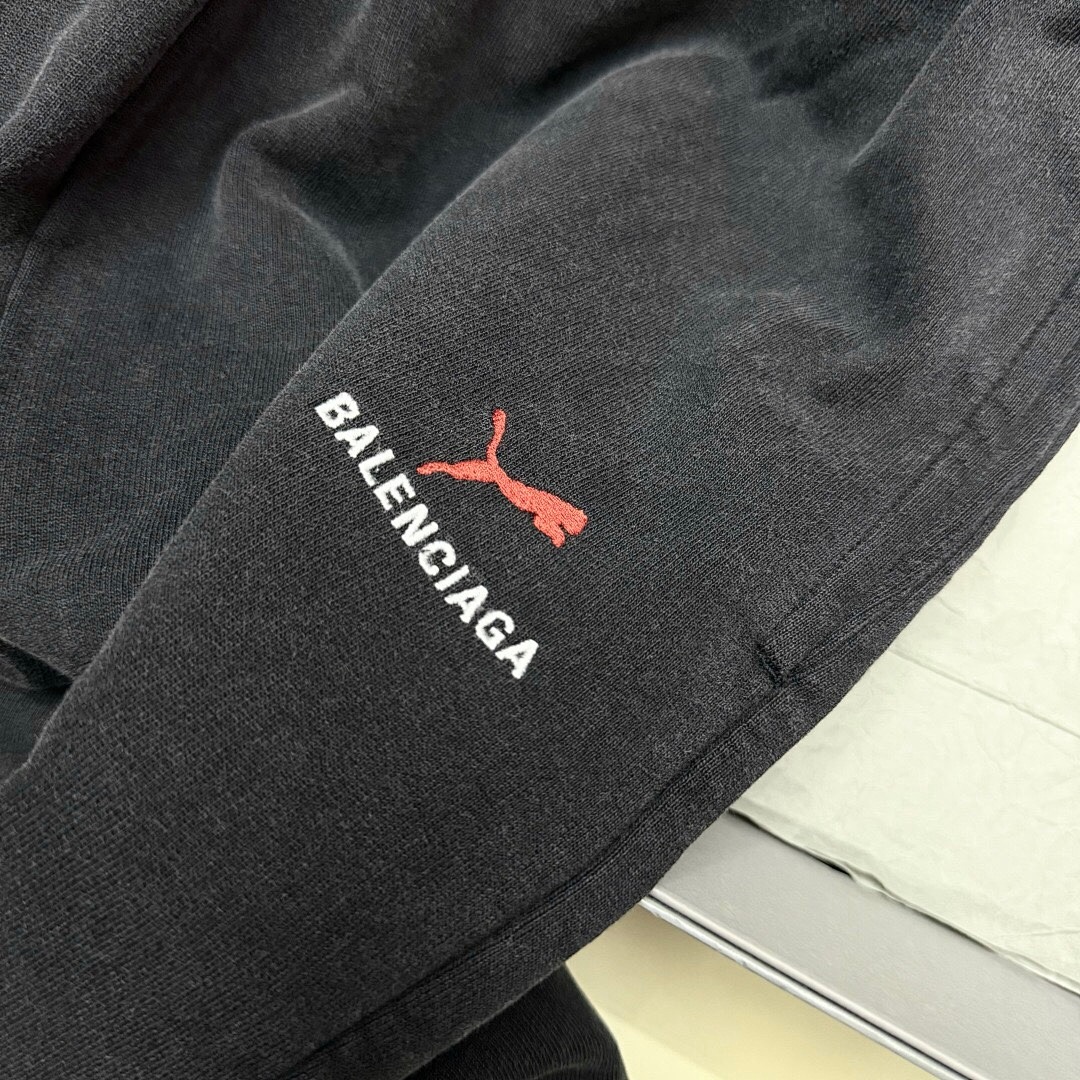 Balenciaga Collab Short (Washed Black) - Image 11