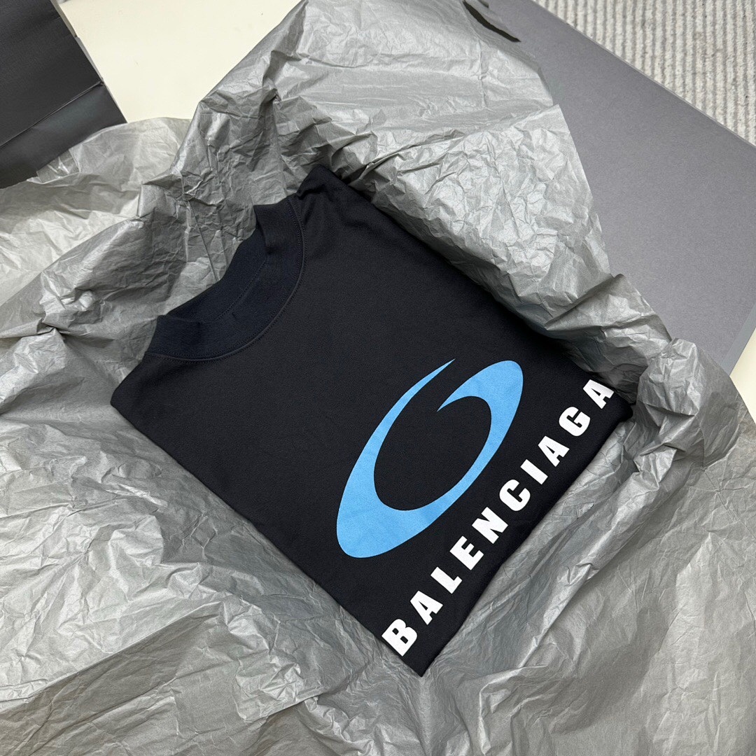 Balenciaga Short Sleeve (Washed Black) - Image 9